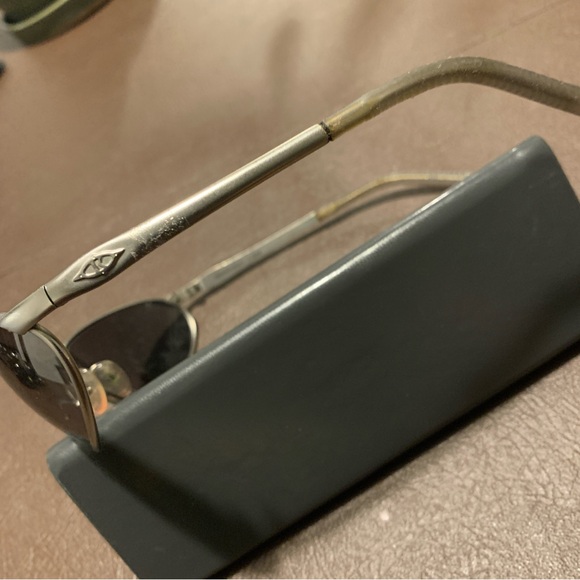 VINTAGE KILLER LOOP Sunglasses PANDEMANIA K0532 Matte Silver Metal  Made  Italy - Picture 5 of 16